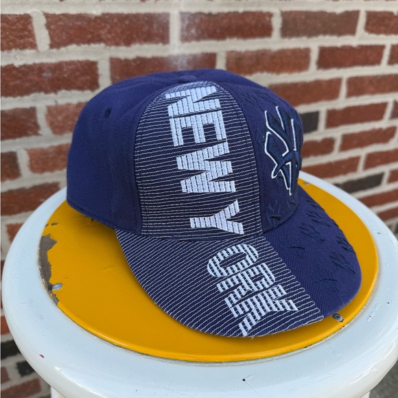 Vintage 00’s New York NY UniPro USA Multi-Logo SnapBack